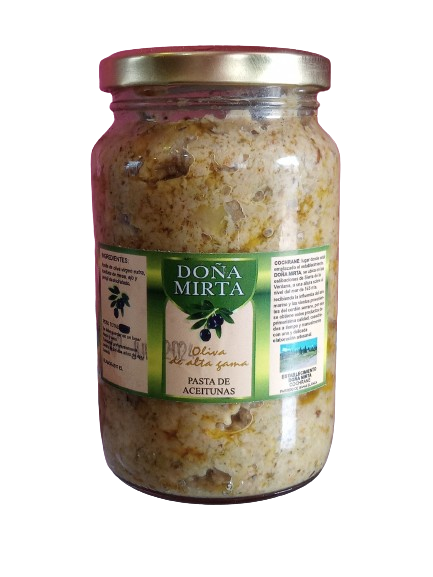 Pasta de aceituna verde
